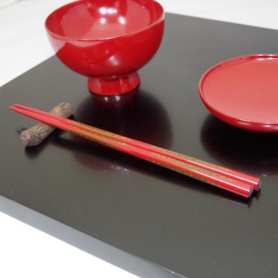 輪島塗　傘寿箸