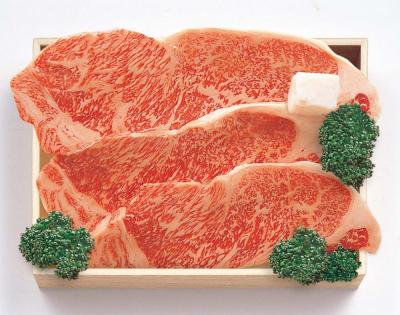 (冷蔵)国内産黒毛和牛ロースステーキ肉(送料無料)